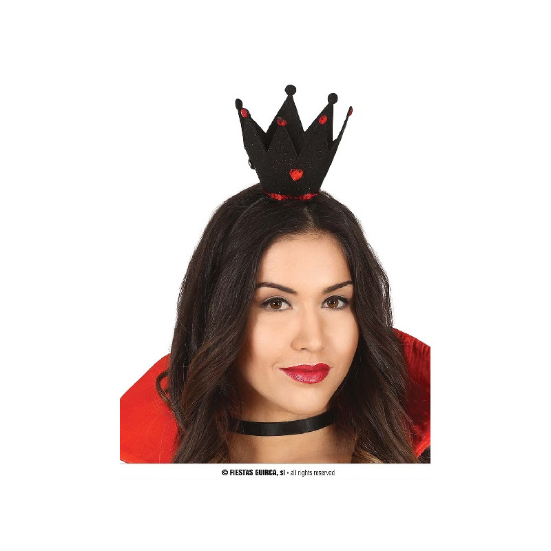 Corona Nera con cerchietto