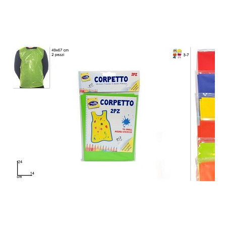 Corpetto Antimacchia per bambino (cf. 2 pz) col ass
