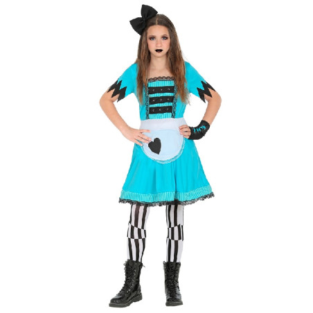 Costume ALICE - Tg M 8/10 anni 140 cm
