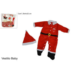 Costume BABBO NATALE - Tg 6/12 mesi
