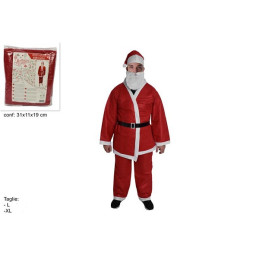 Costume BABBO NATALE Eco - Tg UNICA