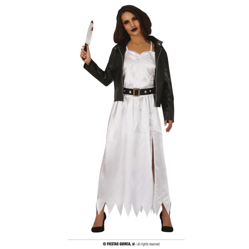 Costume BAMBOLA ASSASSINA SPOSA - Tg L 46/48
