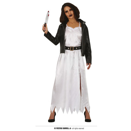 Costume BAMBOLA ASSASSINA SPOSA - Tg L 46/48