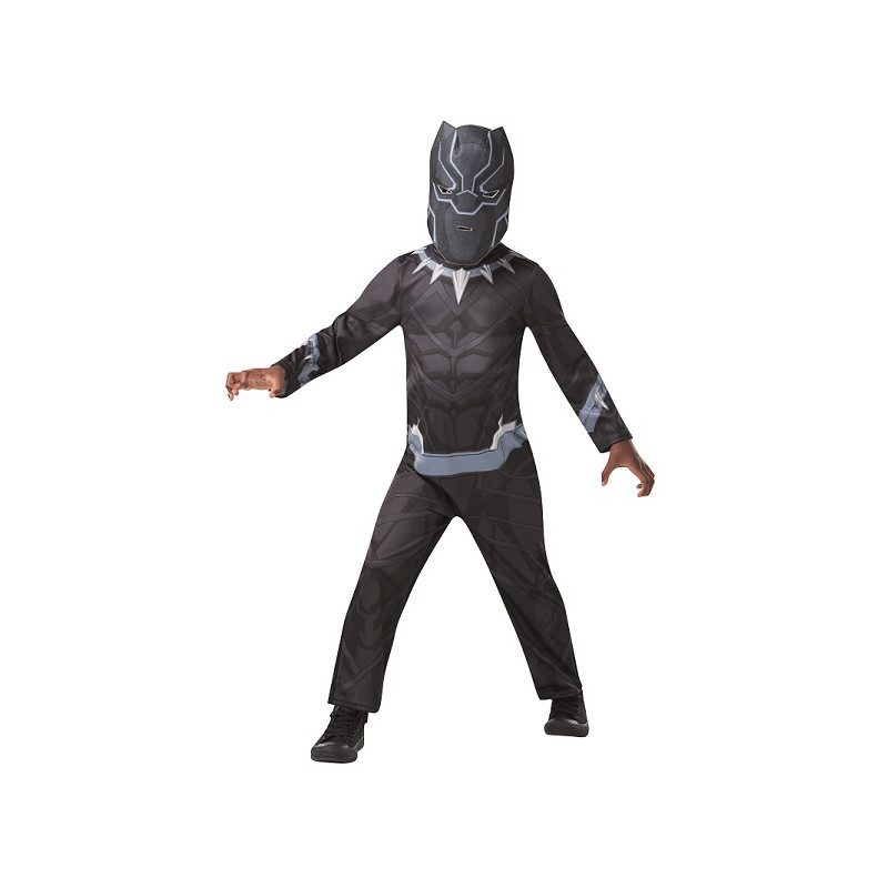 Costume BLACK PANTHER - Tg L 7/8 anni