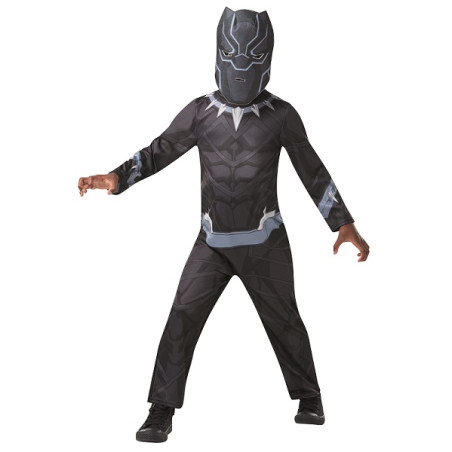 Costume BLACK PANTHER - Tg L 7/8 anni