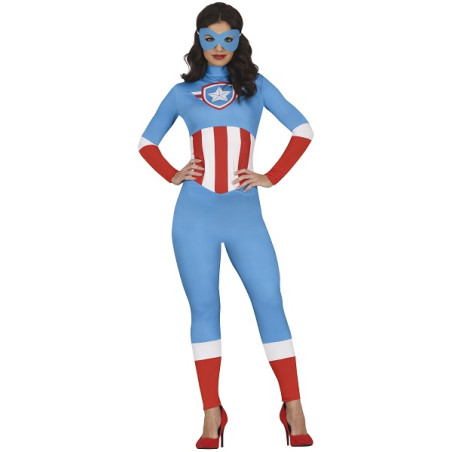 Costume CAPITAN AMERICA - Tg M 42/44