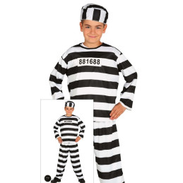 Costume CARCERATO - Tg 10/12 anni