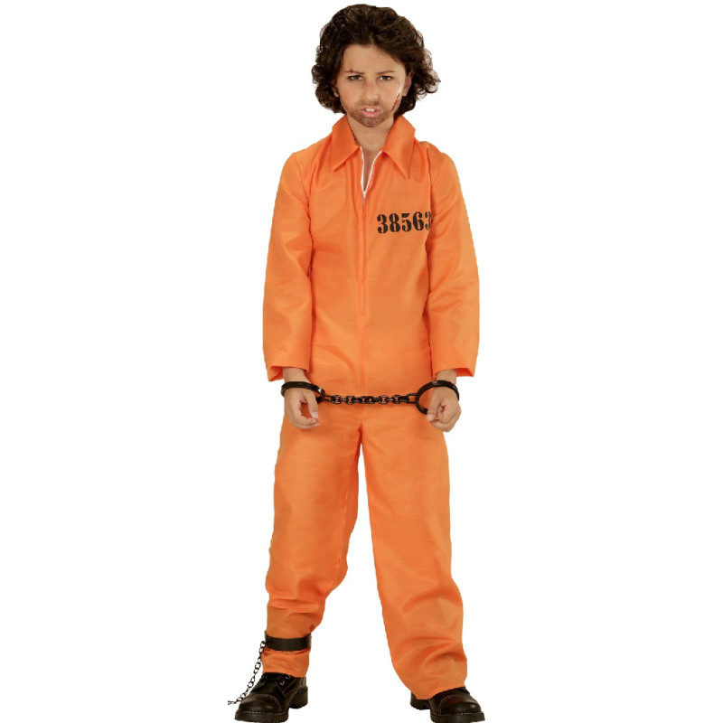 Costume CARCERATO - Tg L 11/13 anni 158 cm