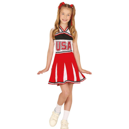 Costume CHEERLEADER - Tg 5/6 anni