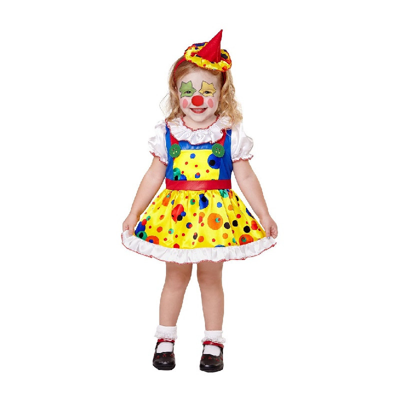Costume CLOWN - Tg 2/3 anni 104 cm