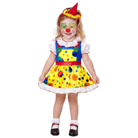 Costume CLOWN - Tg 2/3 anni 104 cm