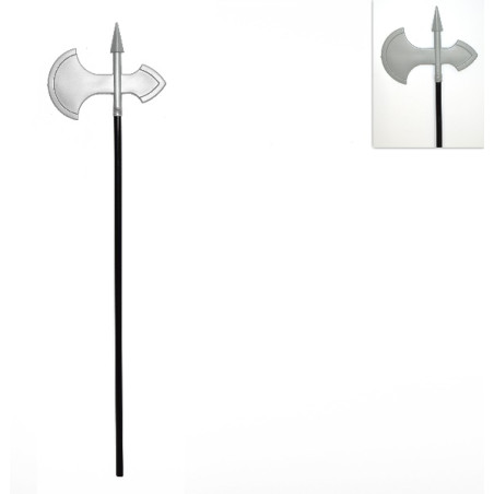 Alabarda (Doppia Ascia con punta) 110 cm