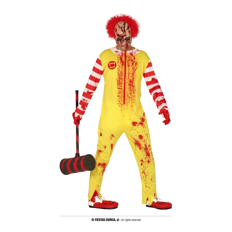 Costume CLOWN IT Mc'Donald - Tg L 52/54