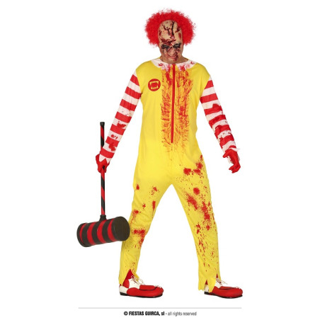 Costume CLOWN IT Mc'Donald - Tg L 52/54