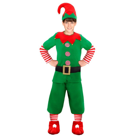 Costume ELFO - Tg S 5/7 anni 128 cm