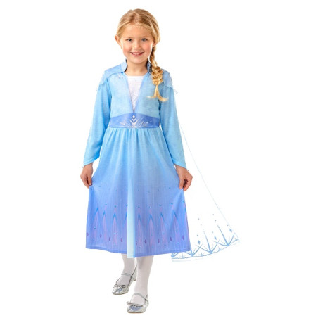 Costume ELSA Frozen 2 - Tg L 7/8 anni 128 cm