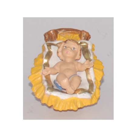 Bambino con culla - 10 cm