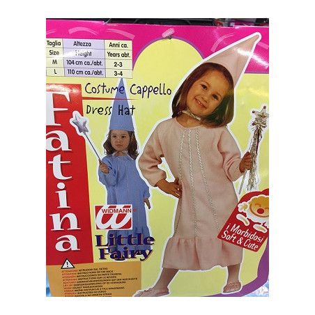 Costume FATA AZZURRA - Tg 3/4 anni 110 cm