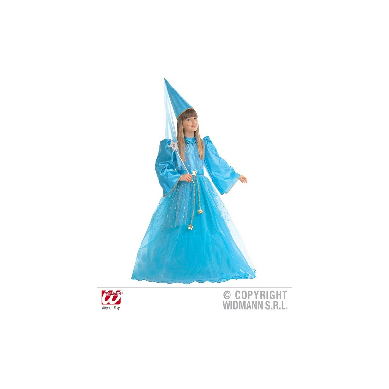 Costume FATA AZZURRA - Tg M 8/10 anni 140 cm