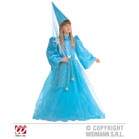 Costume FATA AZZURRA - Tg M 8/10 anni 140 cm