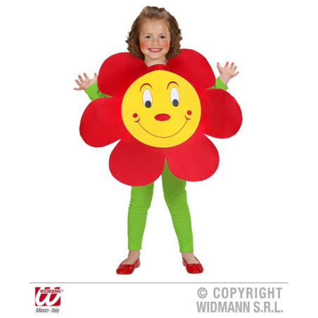 Costume FIORE - Tg 2/5 anni 98/116 cm