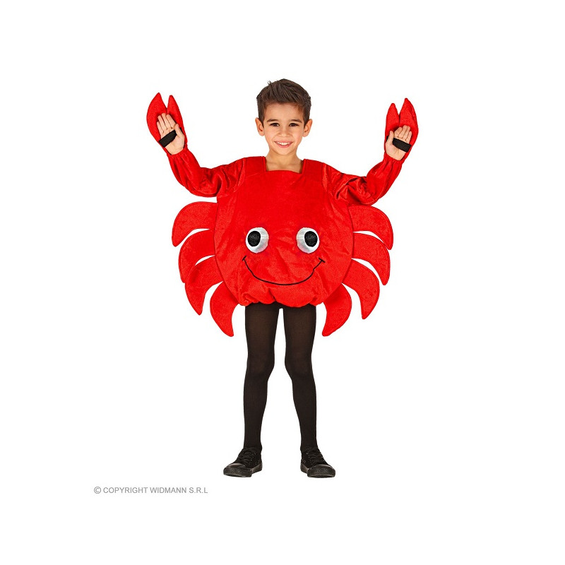 Costume GRANCHIO - 4/5 anni 116 cm