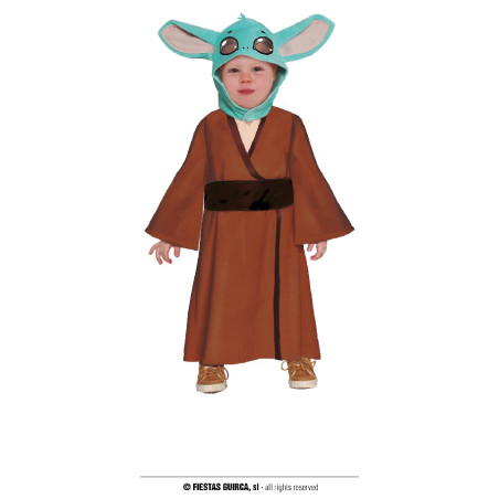 Costume GUERRE STELLARI YODA - Tg 18/24 mesi