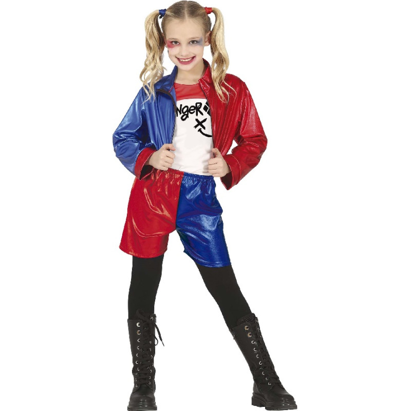 Costume HARLEY QUINN - Tg 5/6 anni