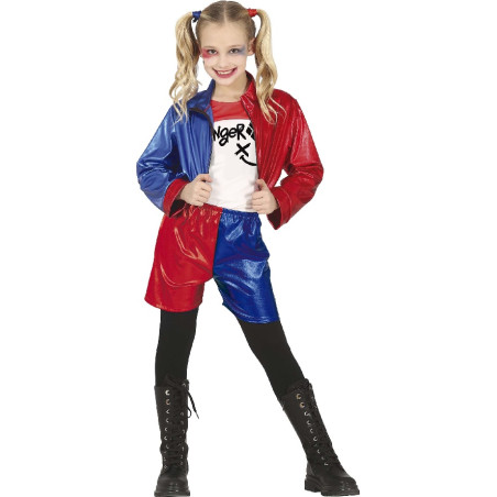Costume HARLEY QUINN - Tg 5/6 anni