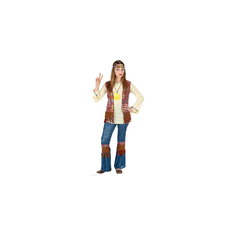 Costume HIPPIE - Tg 14/16 anni 164 cm