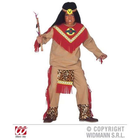 Costume INDIANO - Tg L 11/13 anni 158 cm