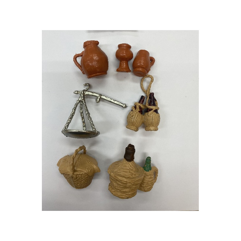 Accessori per presepe in miniatura (cf. 6 pz)