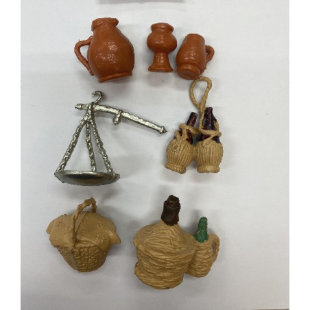 Accessori per presepe in miniatura (cf. 6 pz)