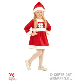 Costume MAMMA NATALE - Tg 3/4 anni 110 cm