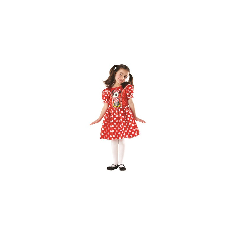 Costume MINNIE ROSSA Classic - Tg L 7/8 anni 128 cm