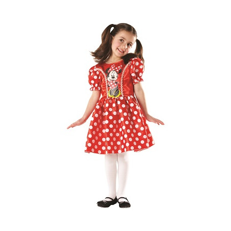 Costume MINNIE ROSSA Classic - Tg L 7/8 anni 128 cm