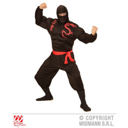 Costume NINJA con muscoli  - Tg L 52/54