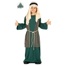 Costume PASTORE Verde - Tg 3/4 anni