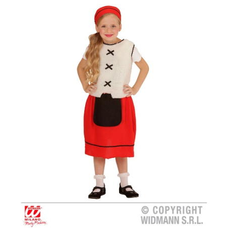 Costume PASTORELLA - Tg 5/7 anni 128 cm