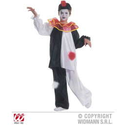 Costume PIERROT - Tg S 5/7 anni 128 cm