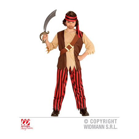 Costume PIRATA - Tg S 5/7 anni 128 cm