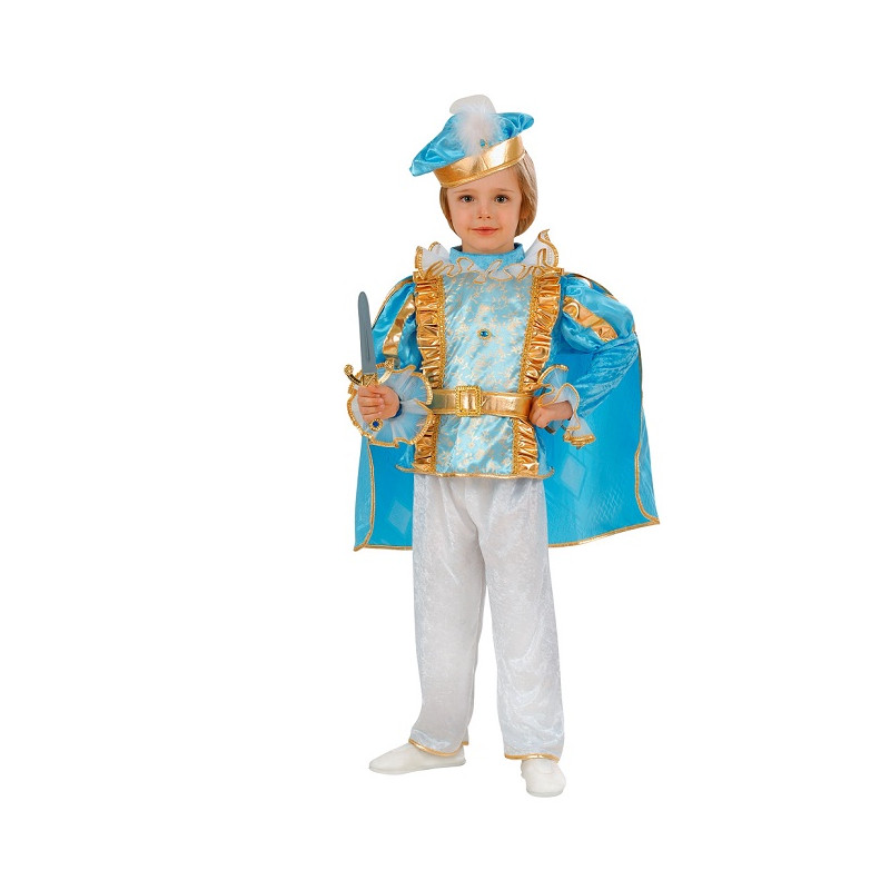 Costume PRINCIPE AZZURRO - Tg 2/3 anni 104 cm