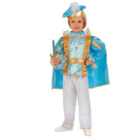 Costume PRINCIPE AZZURRO - Tg 2/3 anni 104 cm