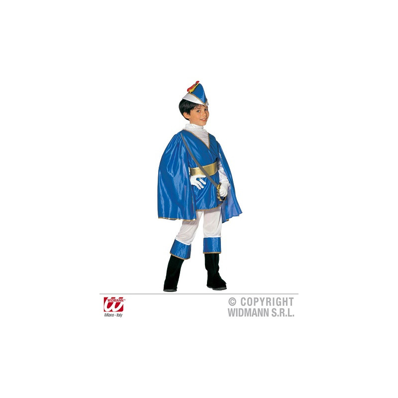 Costume PRINCIPE AZZURRO - Tg S 5/7 anni 128 cm