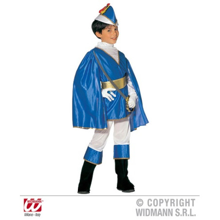 Costume PRINCIPE AZZURRO - Tg S 5/7 anni 128 cm