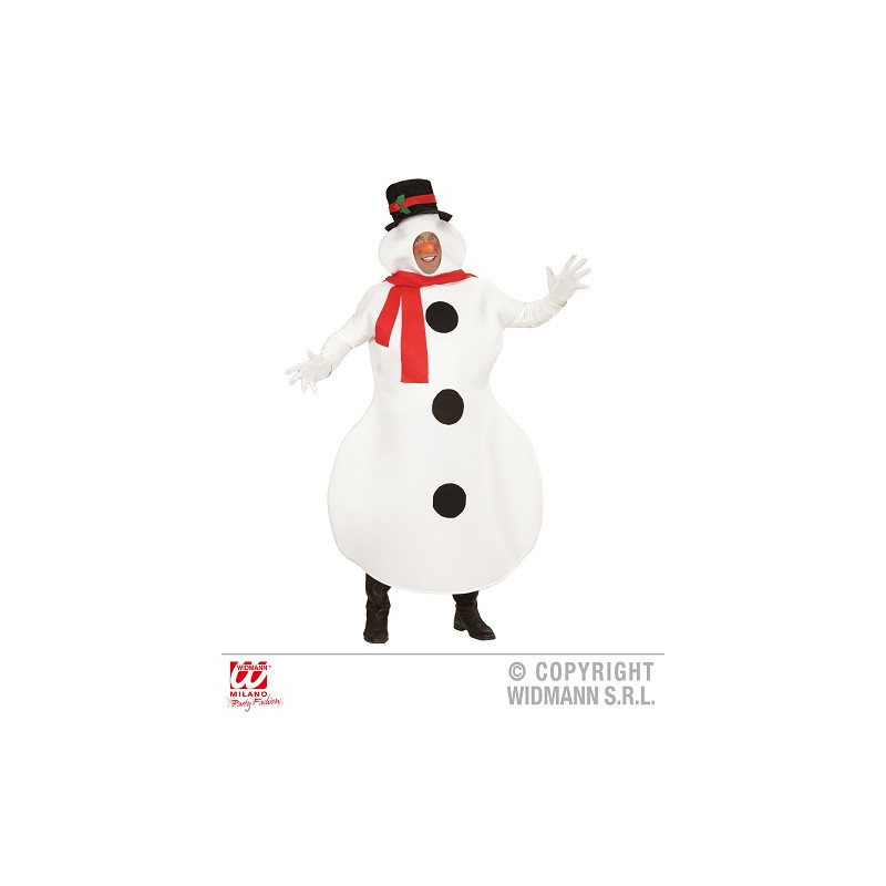Costume PUPAZZO NEVE OLAF 3D - Tg M/L 50/54