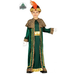 Costume RE MAGIO Verde - Tg 5/6 anni