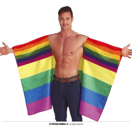 Bandiera 90x145 ARCOBALENO PACE (Mantello)