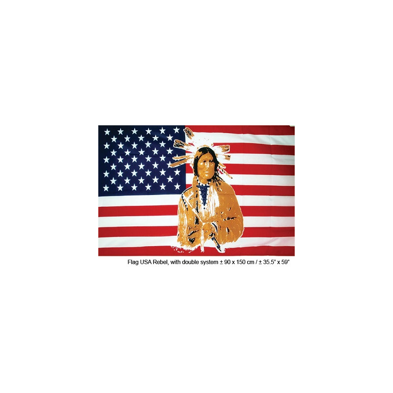 Bandiera 90x150 AMERICA con Indiano