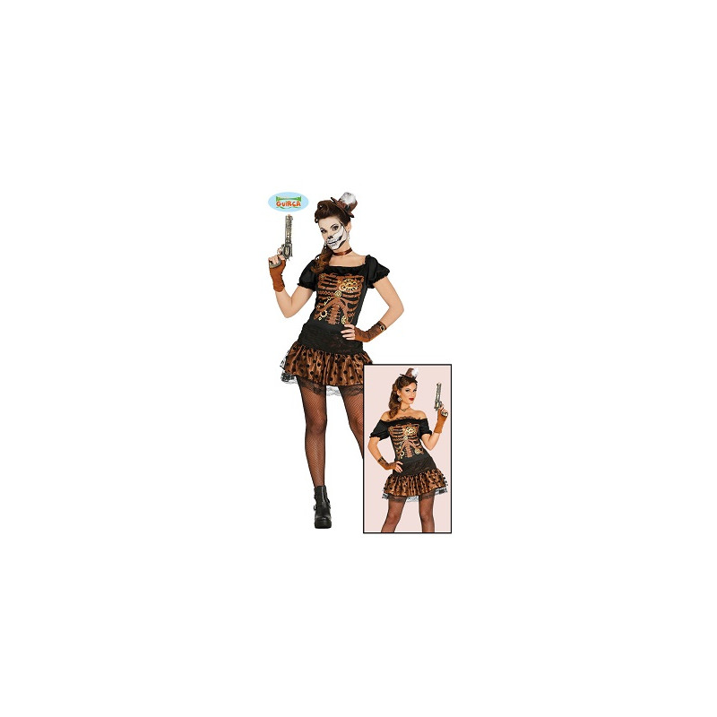 Costume SCHELETRO STEAMPUNK - Tg M 42/44